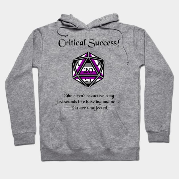 Asexual Pride Critical Success Hoodie by DiamondsandPhoenixFire